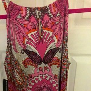 ⭐️ Floral Midi dress with rhinestones - sz Small